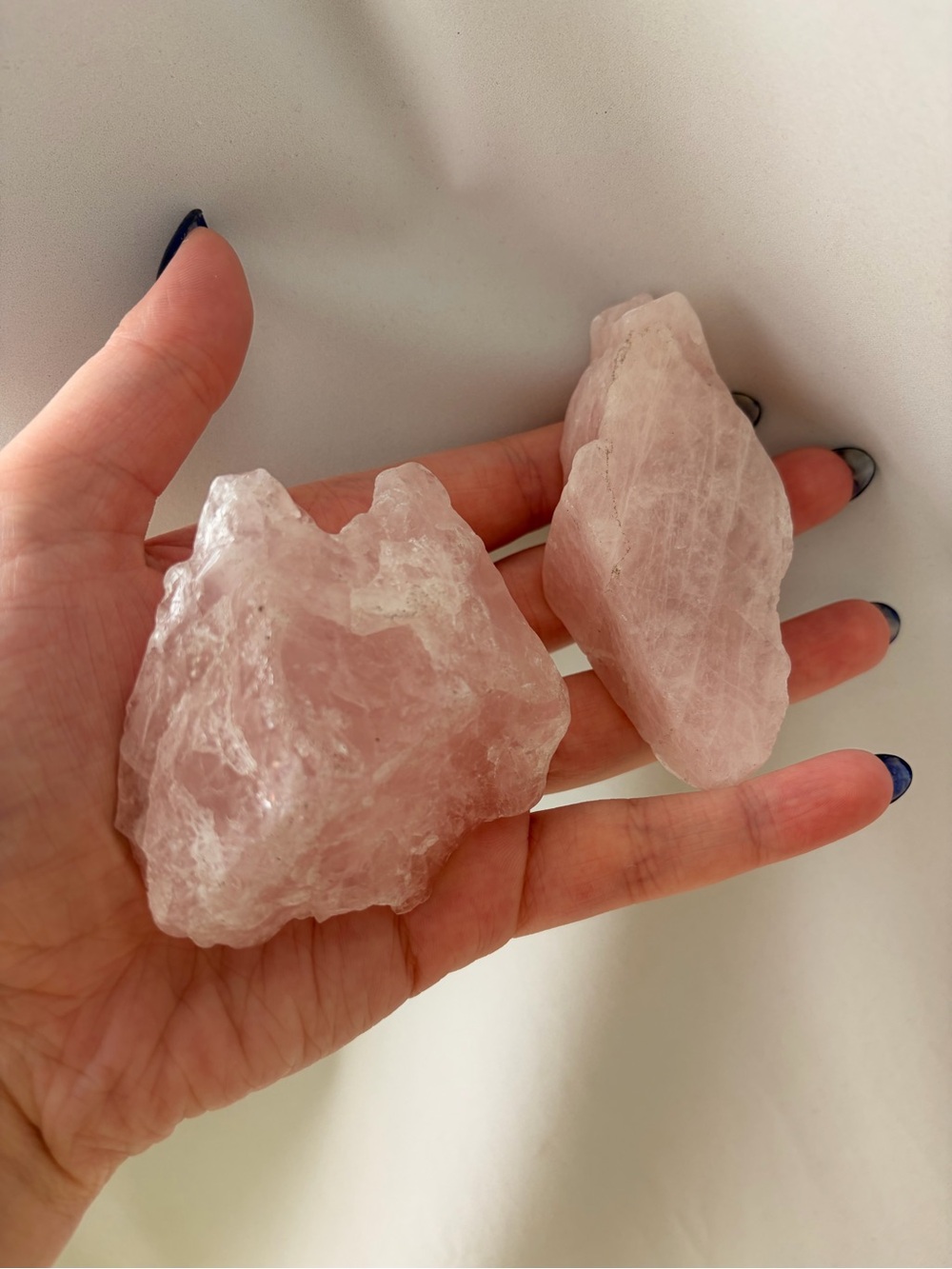 Rose Quartz Decorative Healing Stones - Pink